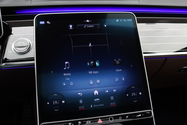 Mercedes-Benz S-Klasse 580 e 4MATIC Lang AMG Line | 'Manufaktur' | Drive Pilot | Achterasbesturing | Burmester High End | Massage | Stoelventilatie | Digital Light | Vlakkenverwarming | MBUX Tablet |