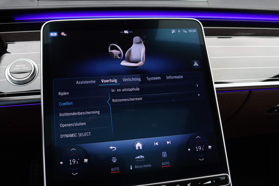 Mercedes-Benz S-Klasse 580 e 4MATIC Lang AMG Line | 'Manufaktur' | Drive Pilot | Achterasbesturing | Burmester High End | Massage | Stoelventilatie | Digital Light | Vlakkenverwarming | MBUX Tablet |