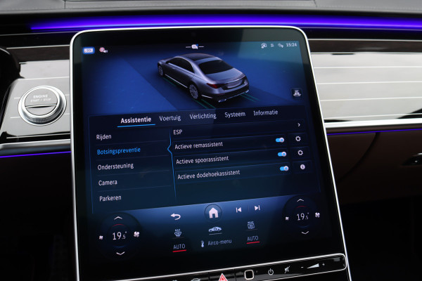 Mercedes-Benz S-Klasse 580 e 4MATIC Lang AMG Line | 'Manufaktur' | Drive Pilot | Achterasbesturing | Burmester High End | Massage | Stoelventilatie | Digital Light | Vlakkenverwarming | MBUX Tablet |