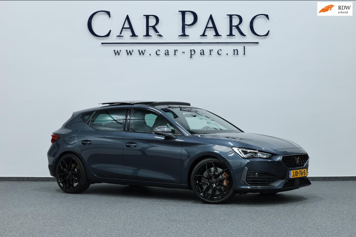CUPRA Cupra Leon 2.0 TSI VZ 300+PK VIRTUAL/SFEER/PANO/LEER+S.VERWARMING/19"/CAM/ACC/ECC/12 MDN GARANTIE! CUPRA Cupra Leon 2.0 TSI VZ 300+PK VIRTUAL/SFEER/PANO/LEER+S.VERWARMING/19"/CAM/ACC/ECC/12 MDN GARANTIE!