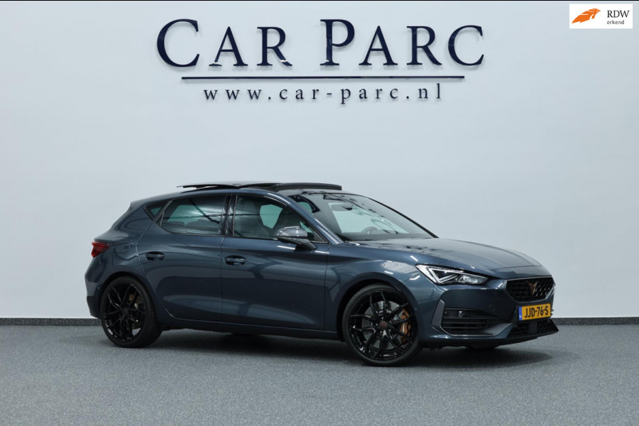 CUPRA Cupra Leon 2.0 TSI VZ 300+PK VIRTUAL/SFEER/PANO/LEER+S.VERWARMING/19"/CAM/ACC/ECC/12 MDN GARANTIE! CUPRA Cupra Leon 2.0 TSI VZ 300+PK VIRTUAL/SFEER/PANO/LEER+S.VERWARMING/19"/CAM/ACC/ECC/12 MDN GARANTIE!
