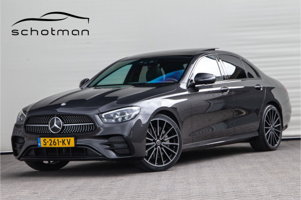 Mercedes-Benz E-Klasse 300 e AMG Premium Plus, Nightpakket, Pano, Leder, Burmester, Widescreen, Memory, 2023 Mercedes-Benz E-Klasse 300 e AMG Premium Plus, Nightpakket, Pano, Leder, Burmester, Widescreen, Memory, 2023