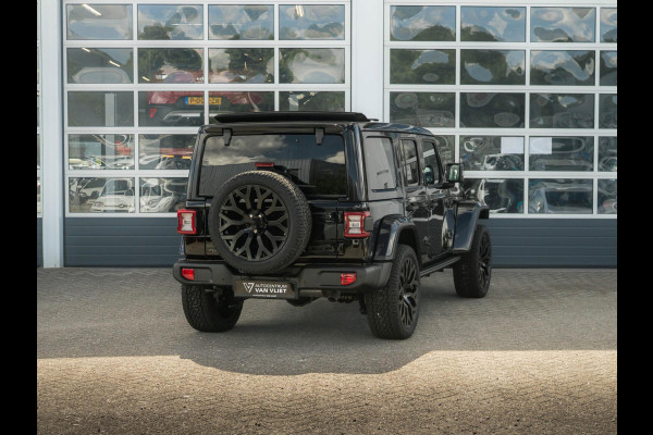 Jeep Wrangler Unlimited 4xe 380 Sahara | 22" Brute velgen | Uit voorraad leverbaar | MY25 | Sky One-Touch Power Soft Top | Geel kenteken ! Jeep Wrangler Unlimited 4xe 380 Sahara | 22" Brute velgen | Uit voorraad leverbaar | MY25 | Sky One-Touch Power Soft Top | Geel kenteken !
