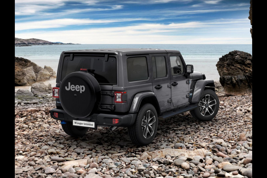Jeep Wrangler Unlimited 4xe 380 Sahara | MY25 | 22" Brute velgen | Geel kenteken !