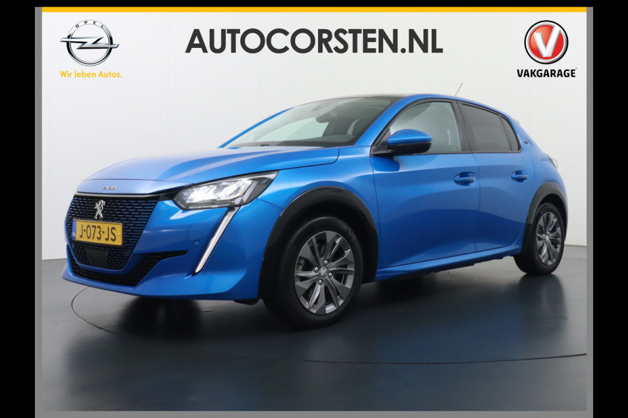 Peugeot e-208 EV Allure 50kWh Panormadak Adaptieve Cruise Control 360°Camera Navi Ecc Stoelverwarming Apple Carplay Android Auto DAB+ Lane Assist Keyless Led Pdc 1e Eigenaar 100% Dealeronderhouden Origineel Nederlandse Auto