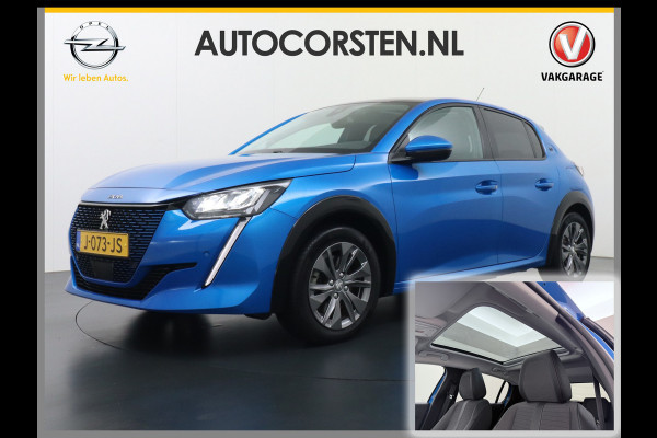 Peugeot e-208 EV Allure 50kWh Panormadak Adaptieve Cruise Control 360°Camera Navi Ecc Stoelverwarming Apple Carplay Android Auto DAB+ Lane Assist Keyless Led Pdc 1e Eigenaar 100% Dealeronderhouden Origineel Nederlandse Auto