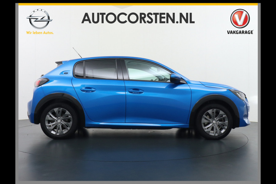 Peugeot e-208 EV Allure 50kWh Panormadak Adaptieve Cruise Control 360°Camera Navi Ecc Stoelverwarming Apple Carplay Android Auto DAB+ Lane Assist Keyless Led Pdc 1e Eigenaar 100% Dealeronderhouden Origineel Nederlandse Auto