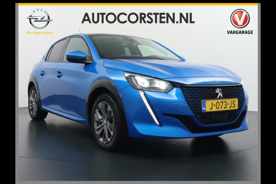 Peugeot e-208 EV Allure 50kWh Panormadak Adaptieve Cruise Control 360°Camera Navi Ecc Stoelverwarming Apple Carplay Android Auto DAB+ Lane Assist Keyless Led Pdc 1e Eigenaar 100% Dealeronderhouden Origineel Nederlandse Auto