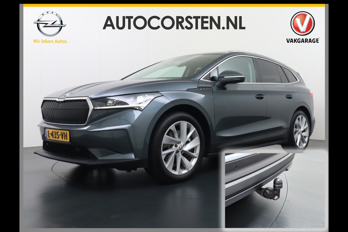 Škoda ENYAQ iV 80 SOH 94% Warmtepomp Trekhaak Panoramadak Adaptieve Cruise Control Camera Apple Carplay Android Auto Navi Ecc Pdc Stuur+Stoelverwarming Lmv 20" Mirrorlink DAB Led Matrix Elek.Achterklep Ecc-Achter Zeer complete Enyaq! Škoda ENYAQ iV 80 SOH 94% Warmtepomp Trekhaak Panoramadak Adaptieve Cruise Control Camera Apple Carplay Android Auto Navi Ecc Pdc Stuur+Stoelverwarming Lmv 20" Mirrorlink DAB Led Matrix Elek.Achterklep Ecc-Achter Zeer complete Enyaq!