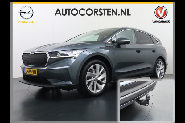 Škoda ENYAQ iV 80 SOH 94% Warmtepomp Trekhaak Panoramadak Adaptieve Cruise Control Camera Apple Carplay Android Auto Navi Ecc Pdc Stuur+Stoelverwarming Lmv 20" Mirrorlink DAB Led Matrix Elek.Achterklep Ecc-Achter Zeer complete Enyaq!