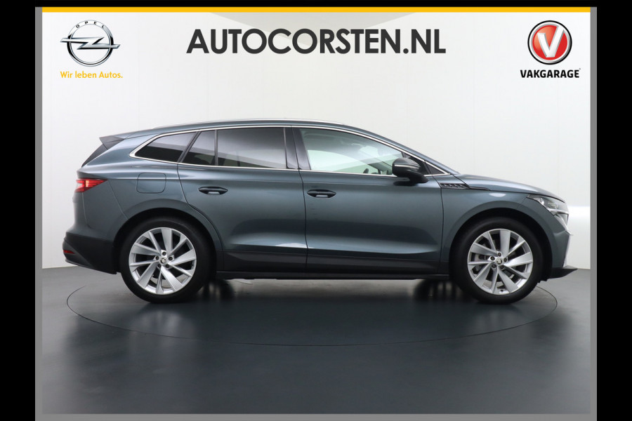 Škoda ENYAQ iV 80 SOH 94% Warmtepomp Trekhaak Panoramadak Adaptieve Cruise Control Camera Apple Carplay Android Auto Navi Ecc Pdc Stuur+Stoelverwarming Lmv 20" Mirrorlink DAB Led Matrix Elek.Achterklep Ecc-Achter Zeer complete Enyaq!