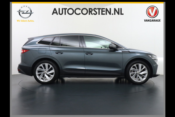 Škoda ENYAQ iV 80 SOH 94% Warmtepomp Trekhaak Panoramadak Adaptieve Cruise Control Camera Apple Carplay Android Auto Navi Ecc Pdc Stuur+Stoelverwarming Lmv 20" Mirrorlink DAB Led Matrix Elek.Achterklep Ecc-Achter Zeer complete Enyaq!
