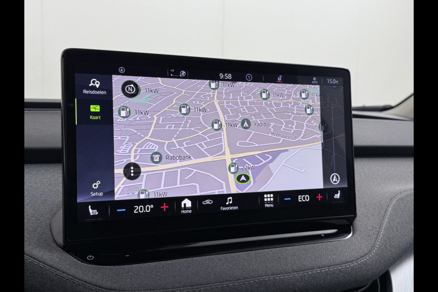 Škoda ENYAQ iV 80 SOH 94% Warmtepomp Trekhaak Panoramadak Adaptieve Cruise Control Camera Apple Carplay Android Auto Navi Ecc Pdc Stuur+Stoelverwarming Lmv 20" Mirrorlink DAB Led Matrix Elek.Achterklep Ecc-Achter Zeer complete Enyaq!