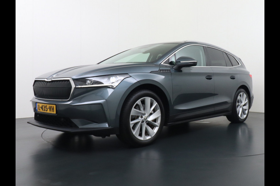 Škoda ENYAQ iV 80 SOH 94% Warmtepomp Trekhaak Panoramadak Adaptieve Cruise Control Camera Apple Carplay Android Auto Navi Ecc Pdc Stuur+Stoelverwarming Lmv 20" Mirrorlink DAB Led Matrix Elek.Achterklep Ecc-Achter Zeer complete Enyaq!