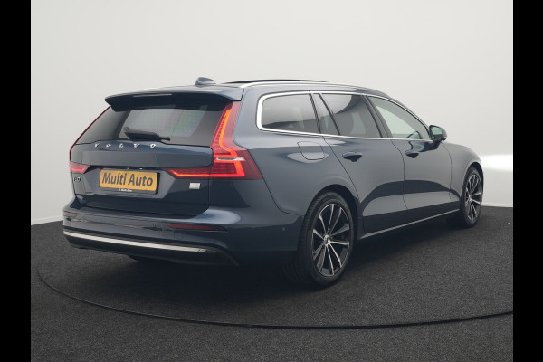 Volvo V60 T6 AWD Plus Bright Plug In Hybrid 350pk Dealer O.H PHEV | Trekhaak Af Fabriek | Panodak | 360 Camera | Adaptive Cruise | Lederen Sportstoelen Memory & Verwarmd | Google Assistent | Apple Carplay | Virtual | Keyless | Blis | Stuur Verwarmd |