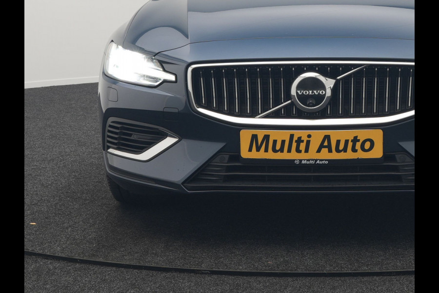 Volvo V60 T6 AWD Plus Bright Plug In Hybrid 350pk Dealer O.H PHEV | Trekhaak Af Fabriek | Panodak | 360 Camera | Adaptive Cruise | Lederen Sportstoelen Memory & Verwarmd | Google Assistent | Apple Carplay | Virtual | Keyless | Blis | Stuur Verwarmd |