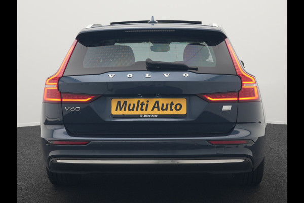 Volvo V60 T6 AWD Plus Bright Plug In Hybrid 350pk Dealer O.H PHEV | Trekhaak Af Fabriek | Panodak | 360 Camera | Adaptive Cruise | Lederen Sportstoelen Memory & Verwarmd | Google Assistent | Apple Carplay | Virtual | Keyless | Blis | Stuur Verwarmd |