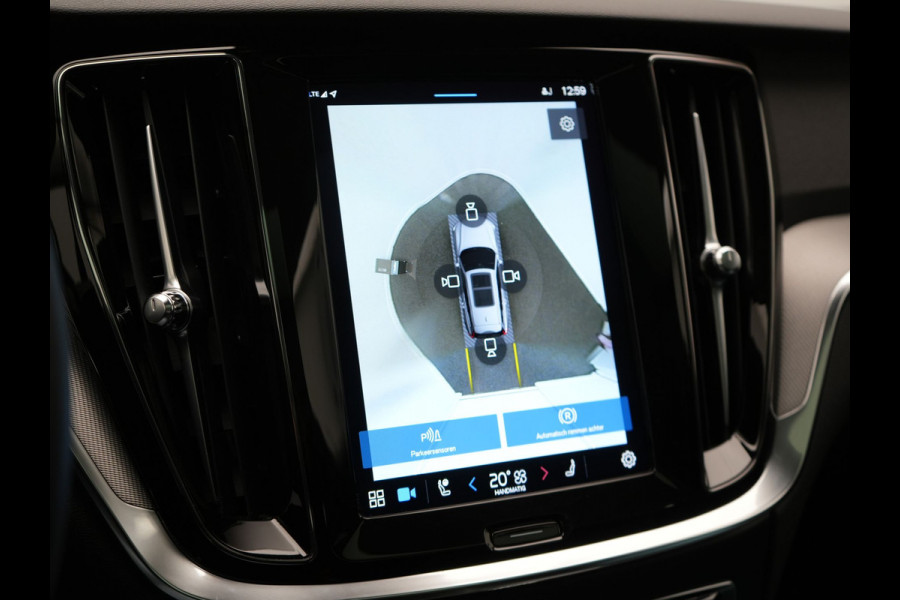 Volvo V60 T6 AWD Plus Bright Plug In Hybrid 350pk Dealer O.H PHEV | Trekhaak Af Fabriek | Panodak | 360 Camera | Adaptive Cruise | Lederen Sportstoelen Memory & Verwarmd | Google Assistent | Apple Carplay | Virtual | Keyless | Blis | Stuur Verwarmd |