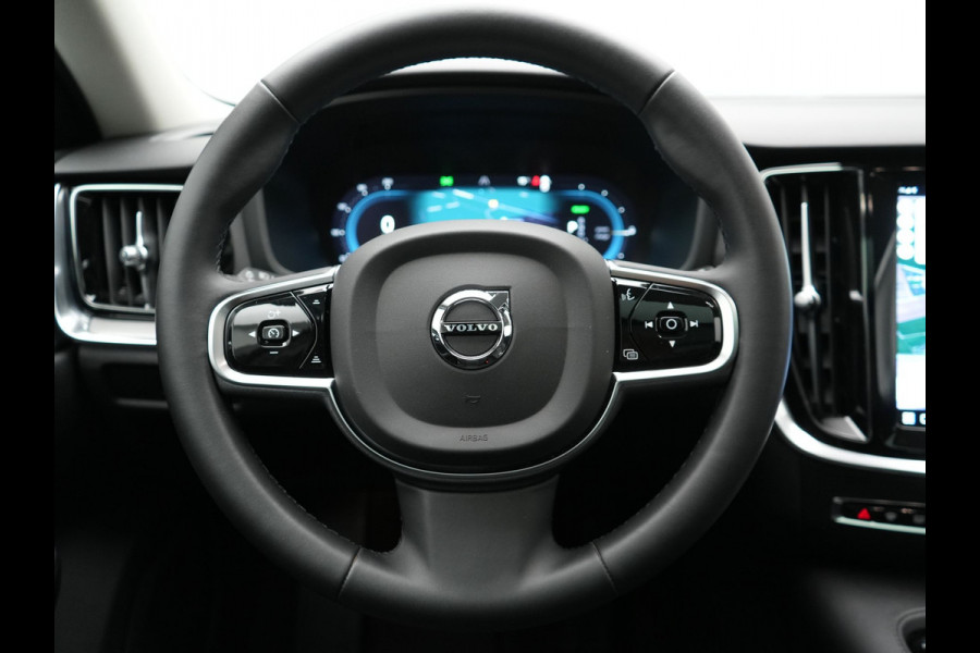Volvo V60 T6 AWD Plus Bright Plug In Hybrid 350pk Dealer O.H PHEV | Trekhaak Af Fabriek | Panodak | 360 Camera | Adaptive Cruise | Lederen Sportstoelen Memory & Verwarmd | Google Assistent | Apple Carplay | Virtual | Keyless | Blis | Stuur Verwarmd |
