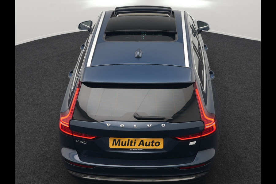 Volvo V60 T6 AWD Plus Bright Plug In Hybrid 350pk Dealer O.H PHEV | Trekhaak Af Fabriek | Panodak | 360 Camera | Adaptive Cruise | Lederen Sportstoelen Memory & Verwarmd | Google Assistent | Apple Carplay | Virtual | Keyless | Blis | Stuur Verwarmd |