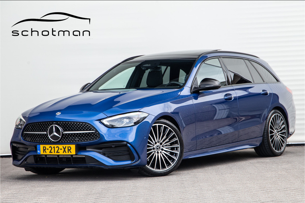 Mercedes-Benz C-Klasse Estate 200 AMG Nightpakket, pano, Camera, 19" ,Carplay, 2022 Mercedes-Benz C-Klasse Estate 200 AMG Nightpakket, pano, Camera, 19" ,Carplay, 2022