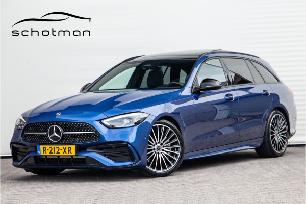 Mercedes-Benz C-Klasse Estate 200 AMG Nightpakket, pano, Camera, 19" ,Carplay, 2022 Mercedes-Benz C-Klasse Estate 200 AMG Nightpakket, pano, Camera, 19" ,Carplay, 2022