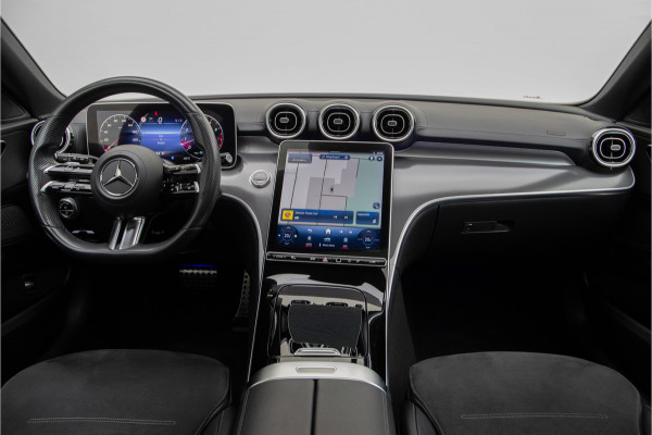 Mercedes-Benz C-Klasse Estate 200 AMG Nightpakket, pano, Camera, 19" ,Carplay, 2022 Mercedes-Benz C-Klasse Estate 200 AMG Nightpakket, pano, Camera, 19" ,Carplay, 2022