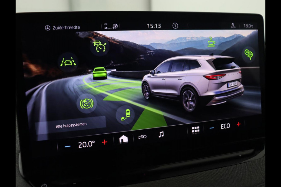 Škoda ENYAQ iV 60 | Trekhaak | Adaptive cruise | Camera | Keyless | Stuurverwarming | Half leder | 19'' | Carplay | Navigatie | Digital Cockpit | Full LED | File Assistent | Parkeerhulp Škoda ENYAQ iV 60 | Trekhaak | Adaptive cruise | Camera | Keyless | Stuurverwarming | Half leder | 19'' | Carplay | Navigatie | Digital Cockpit | Full LED | File Assistent | Parkeerhulp