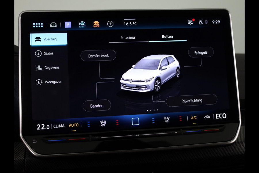 Volkswagen Golf 1.5 eHybrid GTE 272 pk Automaat (DSG) | Private lease vanaf € 782,- pm | Sportpakket | Panoramadak | Lederen bekleding | Elektr. trekhaak | Parkeersensoren | Blackstyle | Stoelverwarming |