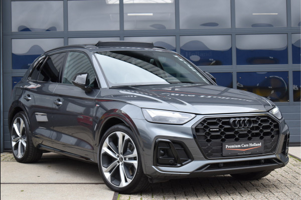 Audi Q5 50 TFSI e S-Line 299 Pk Black Ed RS-Stoel Rood Stiksel Pano Luchtvering Keyless 360 Camera 21 Inch Audi Q5 50 TFSI e S-Line 299 Pk Black Ed RS-Stoel Rood Stiksel Pano Luchtvering Keyless 360 Camera 21 Inch