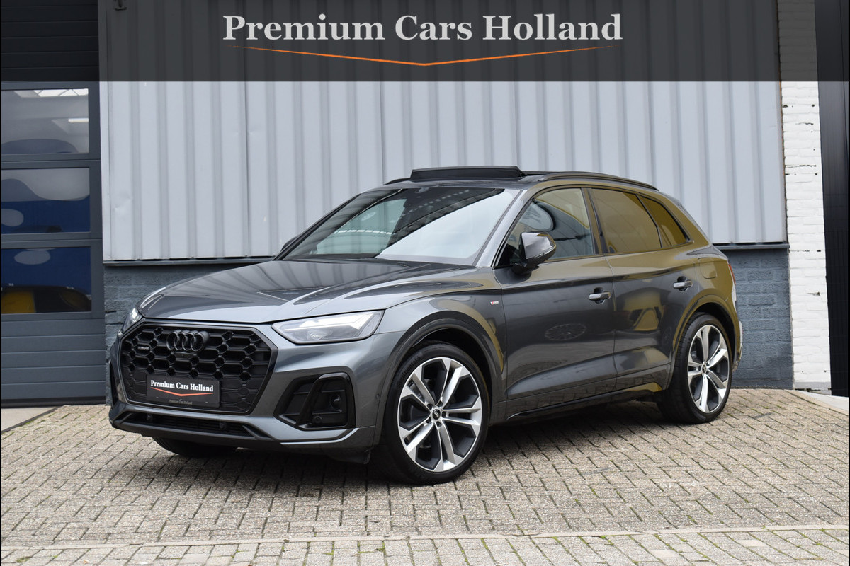 Audi Q5 50 TFSI e S-Line 299 Pk Black Ed RS-Stoel Rood Stiksel Pano Luchtvering Keyless 360 Camera 21 Inch Audi Q5 50 TFSI e S-Line 299 Pk Black Ed RS-Stoel Rood Stiksel Pano Luchtvering Keyless 360 Camera 21 Inch