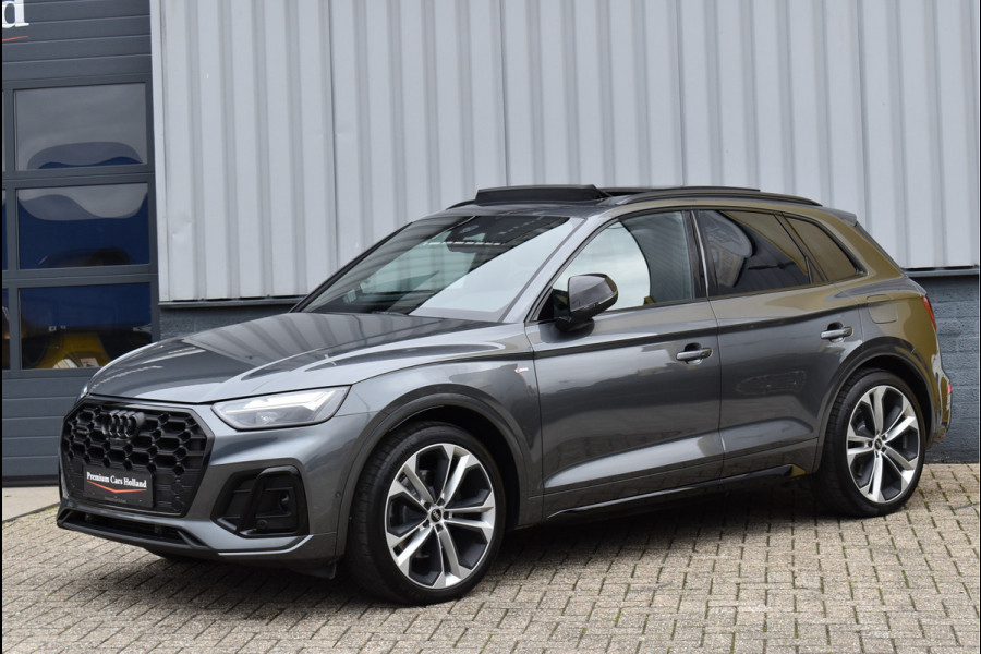 Audi Q5 50 TFSI e S-Line 299 Pk Black Ed RS-Stoel Rood Stiksel Pano Luchtvering Keyless 360 Camera 21 Inch Audi Q5 50 TFSI e S-Line 299 Pk Black Ed RS-Stoel Rood Stiksel Pano Luchtvering Keyless 360 Camera 21 Inch