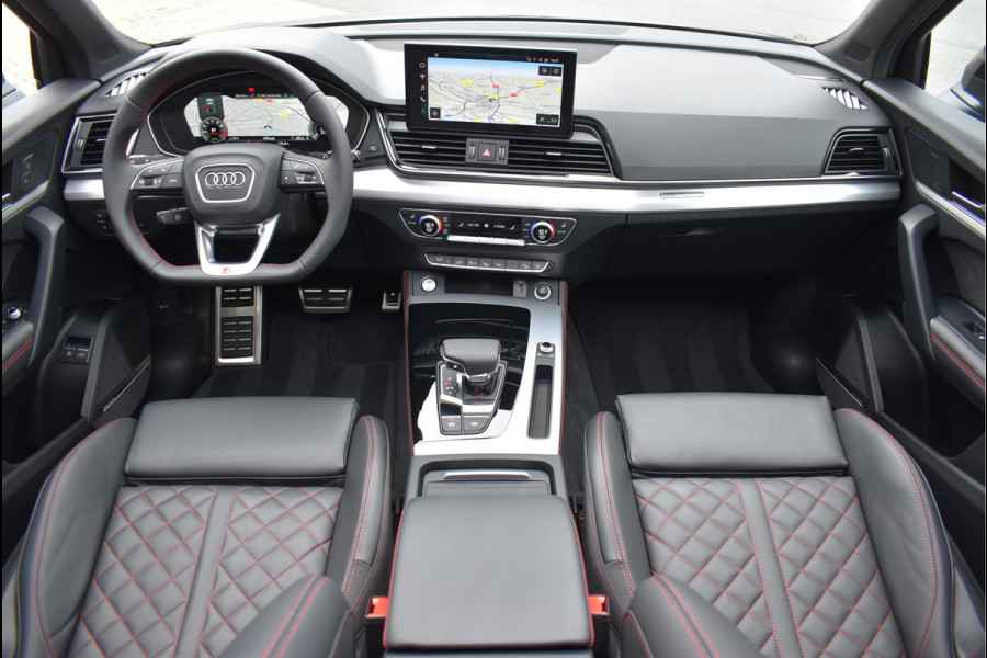 Audi Q5 50 TFSI e S-Line 299 Pk Black Ed RS-Stoel Rood Stiksel Pano Luchtvering Keyless 360 Camera 21 Inch Audi Q5 50 TFSI e S-Line 299 Pk Black Ed RS-Stoel Rood Stiksel Pano Luchtvering Keyless 360 Camera 21 Inch