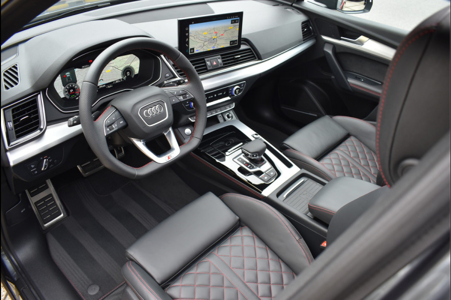 Audi Q5 50 TFSI e S-Line 299 Pk Black Ed RS-Stoel Rood Stiksel Pano Luchtvering Keyless 360 Camera 21 Inch Audi Q5 50 TFSI e S-Line 299 Pk Black Ed RS-Stoel Rood Stiksel Pano Luchtvering Keyless 360 Camera 21 Inch