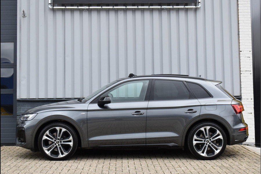 Audi Q5 50 TFSI e S-Line 299 Pk Black Ed RS-Stoel Rood Stiksel Pano Luchtvering Keyless 360 Camera 21 Inch Audi Q5 50 TFSI e S-Line 299 Pk Black Ed RS-Stoel Rood Stiksel Pano Luchtvering Keyless 360 Camera 21 Inch