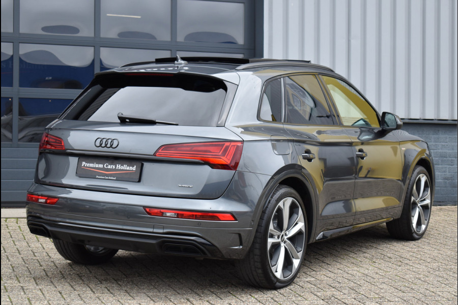 Audi Q5 50 TFSI e S-Line 299 Pk Black Ed RS-Stoel Rood Stiksel Pano Luchtvering Keyless 360 Camera 21 Inch Audi Q5 50 TFSI e S-Line 299 Pk Black Ed RS-Stoel Rood Stiksel Pano Luchtvering Keyless 360 Camera 21 Inch