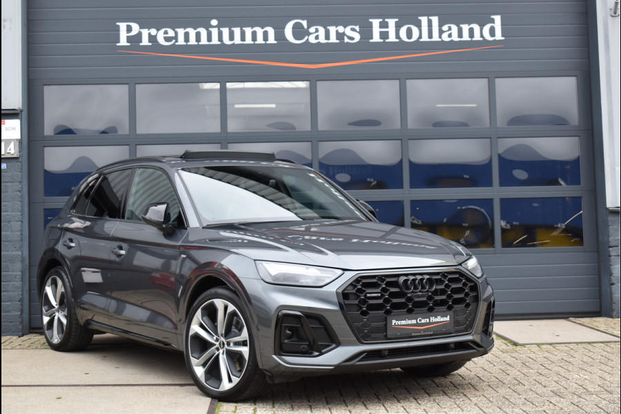 Audi Q5 50 TFSI e S-Line 299 Pk Black Ed RS-Stoel Rood Stiksel Pano Luchtvering Keyless 360 Camera 21 Inch Audi Q5 50 TFSI e S-Line 299 Pk Black Ed RS-Stoel Rood Stiksel Pano Luchtvering Keyless 360 Camera 21 Inch