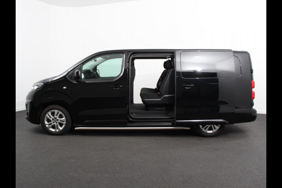 Opel Vivaro-e L3 75 kWh Automaat 6-Persoons Dubbele Cabine Lang | Navigatie | Airco | 2 x Schuifdeur | Lichtmetalen velgen| Cruise Control | Side Bars | Bumpers in kleur Opel Vivaro-e L3 75 kWh Automaat 6-Persoons Dubbele Cabine Lang | Navigatie | Airco | 2 x Schuifdeur | Lichtmetalen velgen| Cruise Control | Side Bars | Bumpers in kleur