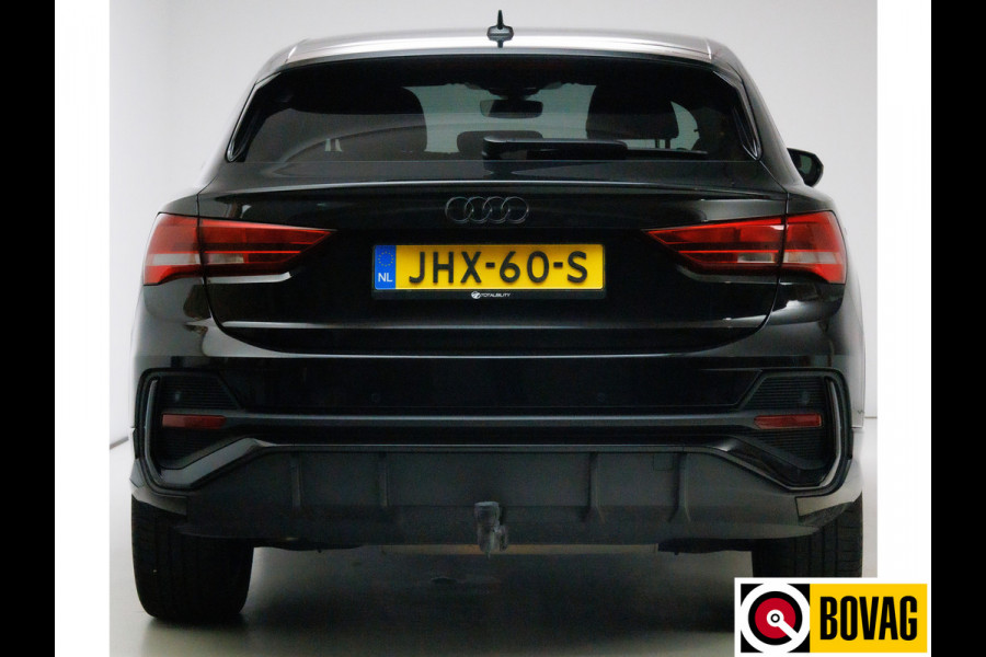 Audi Q3 Sportback 45 TFSI e S Edition 245 PK | 2x Sline | Panoramadak | Trekhaak elec. | Sonos audio | Navigatie, Cruise, PDC V+ A, App. connect. Audi Q3 Sportback 45 TFSI e S Edition 245 PK | 2x Sline | Panoramadak | Trekhaak elec. | Sonos audio | Navigatie, Cruise, PDC V+ A, App. connect.
