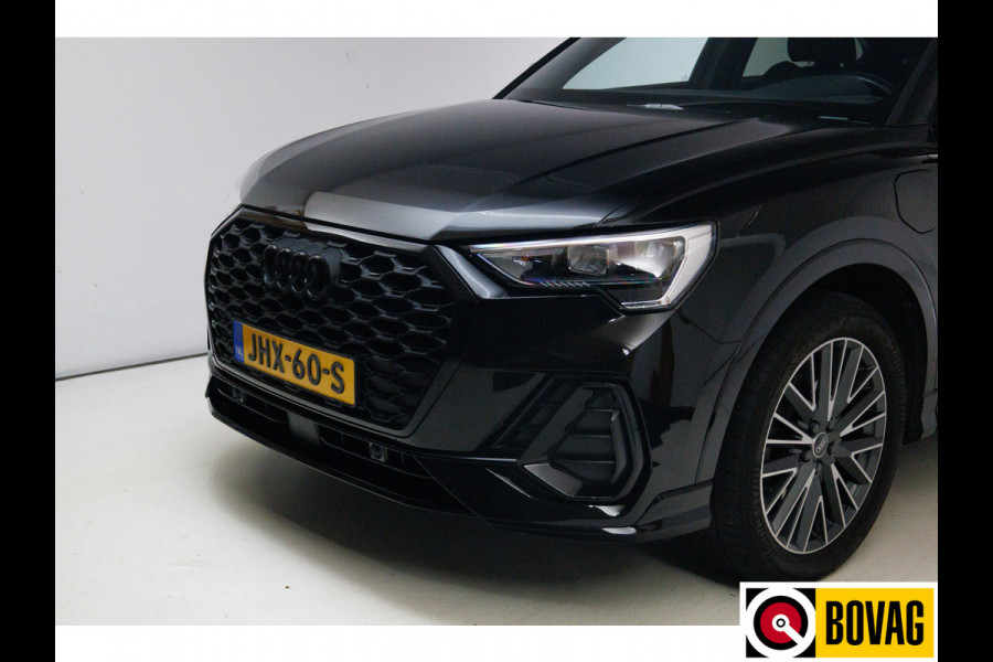 Audi Q3 Sportback 45 TFSI e S Edition 245 PK | 2x Sline | Panoramadak | Trekhaak elec. | Sonos audio | Navigatie, Cruise, PDC V+ A, App. connect. Audi Q3 Sportback 45 TFSI e S Edition 245 PK | 2x Sline | Panoramadak | Trekhaak elec. | Sonos audio | Navigatie, Cruise, PDC V+ A, App. connect.