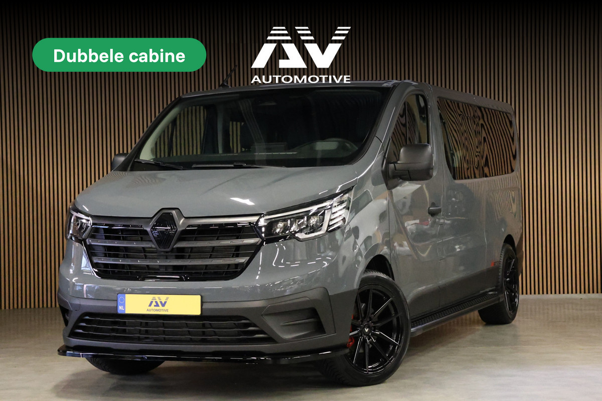 Renault Trafic 2.0 dCi 150 PK DC | CarPlay | PDC | Cruise control | Lane Assist | DAB | 6-Zitter | Keyless go | Spoilerkit | BPM Vrij | Dubbel Cabine | Fabrieksgarantie Renault Trafic 2.0 dCi 150 PK DC | CarPlay | PDC | Cruise control | Lane Assist | DAB | 6-Zitter | Keyless go | Spoilerkit | BPM Vrij | Dubbel Cabine | Fabrieksgarantie