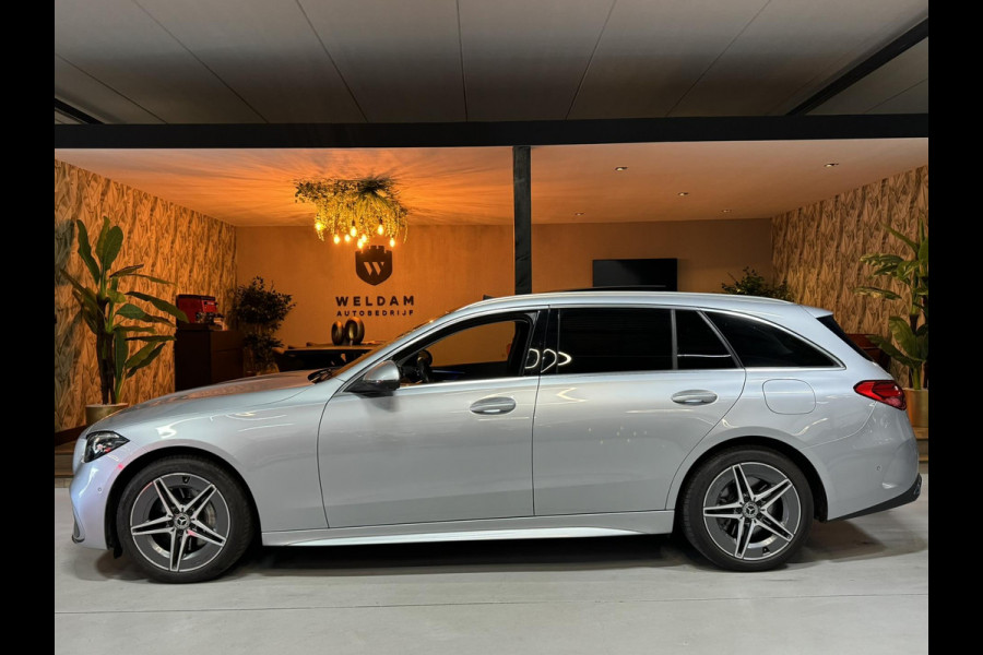 Mercedes-Benz C-Klasse Estate 300 e AMG Line Garantie Trekhaak Massage Pano Ambient 360 Blindspot Elek Achterklep StoelVW Rijklaar