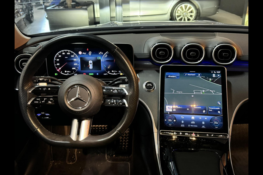 Mercedes-Benz C-Klasse Estate 300 e AMG Line Garantie Trekhaak Massage Pano Ambient 360 Blindspot Elek Achterklep StoelVW Rijklaar