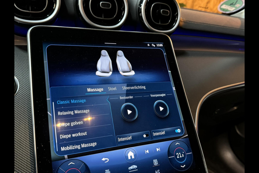 Mercedes-Benz C-Klasse Estate 300 e AMG Line Garantie Trekhaak Massage Pano Ambient 360 Blindspot Elek Achterklep StoelVW Rijklaar