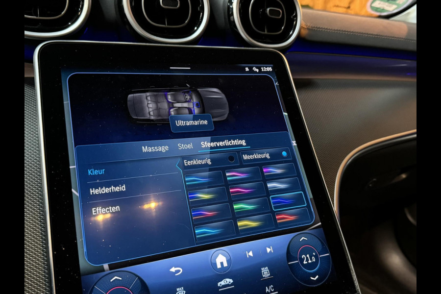 Mercedes-Benz C-Klasse Estate 300 e AMG Line Garantie Trekhaak Massage Pano Ambient 360 Blindspot Elek Achterklep StoelVW Rijklaar