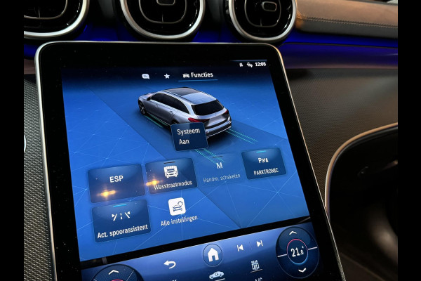 Mercedes-Benz C-Klasse Estate 300 e AMG Line Garantie Trekhaak Massage Pano Ambient 360 Blindspot Elek Achterklep StoelVW Rijklaar