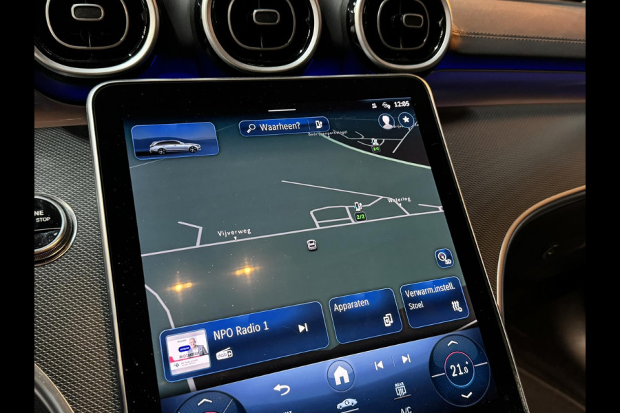 Mercedes-Benz C-Klasse Estate 300 e AMG Line Garantie Trekhaak Massage Pano Ambient 360 Blindspot Elek Achterklep StoelVW Rijklaar