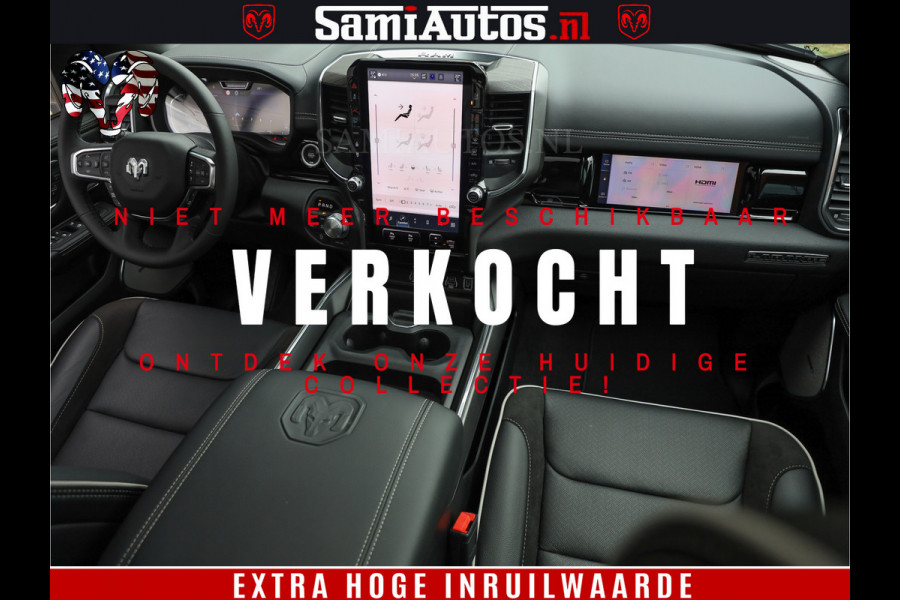 Dodge Ram 1500 Night Premium | RED DEVIL | Full Option | De Meest Luxe Pick-Up in zijn Klasse | Comfortabele Dubbele Cabine met Royale 5 Zitplaatsen | BPM vrij | Nu Leverbaar uit Voorraad | Voorraad Nr 2226 - 4993