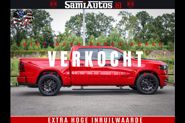 Dodge Ram 1500 Night Premium | RED DEVIL | Full Option | De Meest Luxe Pick-Up in zijn Klasse | Comfortabele Dubbele Cabine met Royale 5 Zitplaatsen | BPM vrij | Nu Leverbaar uit Voorraad | Voorraad Nr 2226 - 4993
