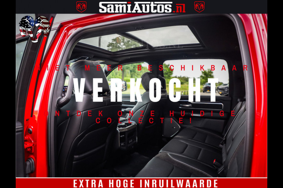 Dodge Ram 1500 Night Premium | RED DEVIL | Full Option | De Meest Luxe Pick-Up in zijn Klasse | Comfortabele Dubbele Cabine met Royale 5 Zitplaatsen | BPM vrij | Nu Leverbaar uit Voorraad | Voorraad Nr 2226 - 4993